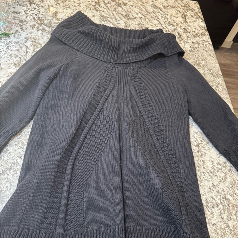 Calvin Klein Jeans Charcoal Cowl Neck Sweater
